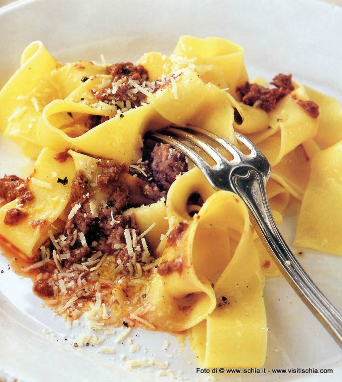 Pappardelle with wild boar